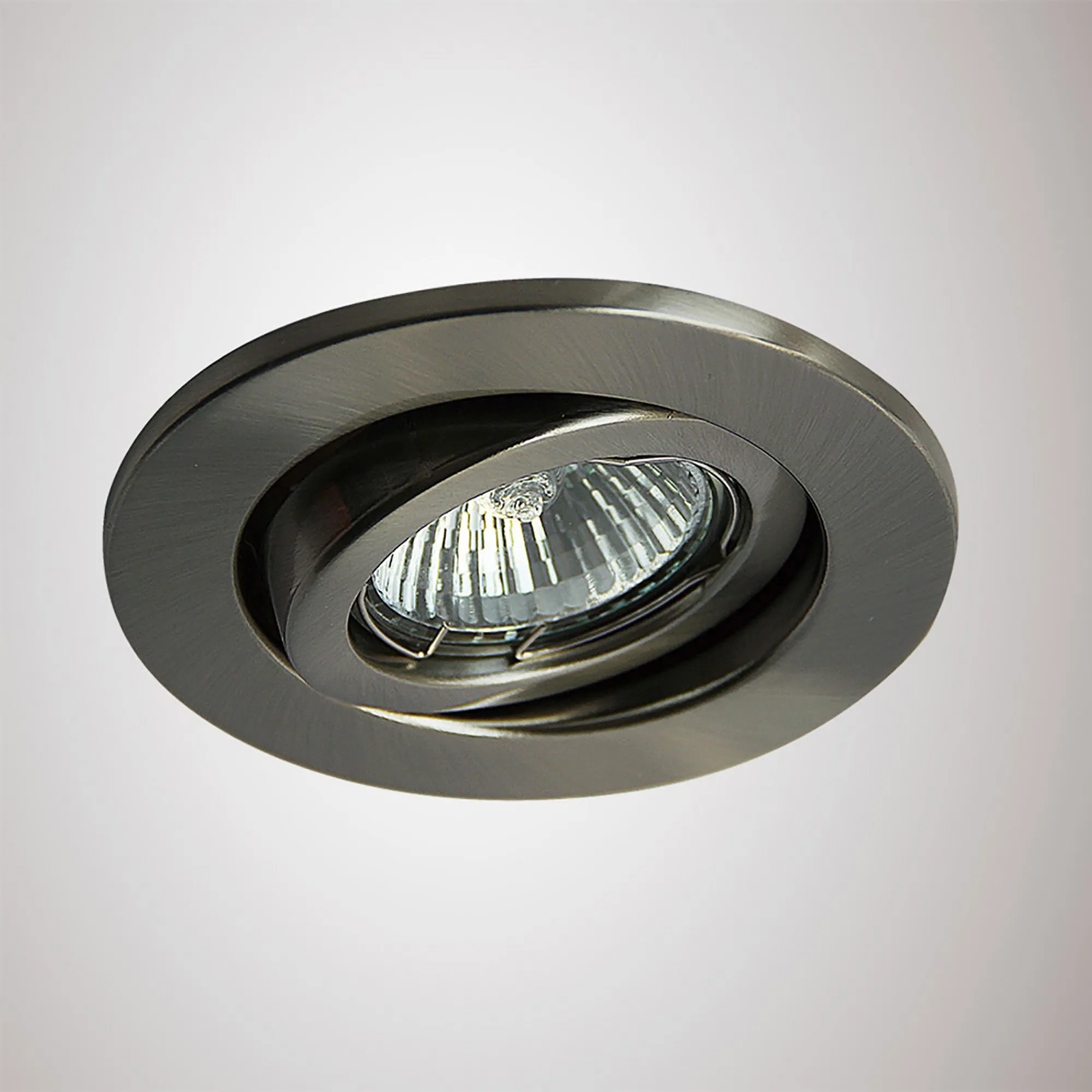 Hudson GU10 Adjustable Downlight, Cut Out 84mm Satin Nickel D0031  Deco Hudson